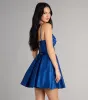 Joelle Satin Corset Skater Dress sold by Windsor