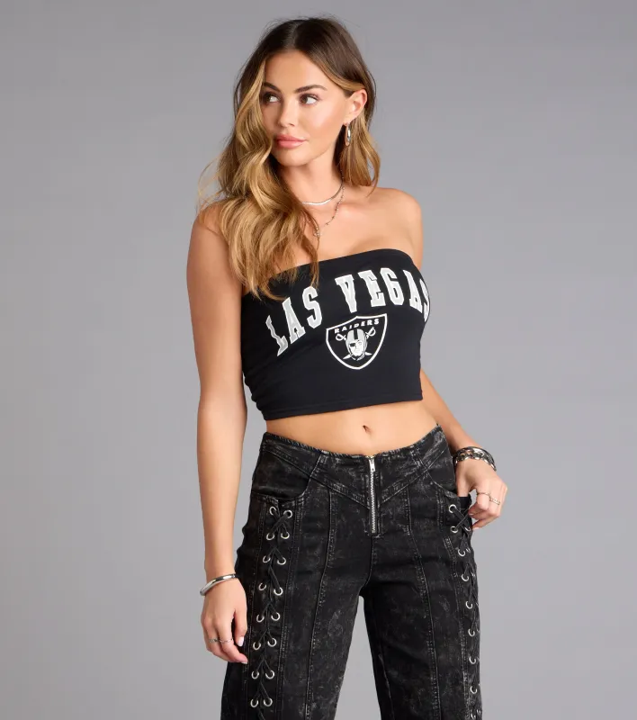 Sporty Cute Las Vegas Football Team Tube Top sold by Windsor