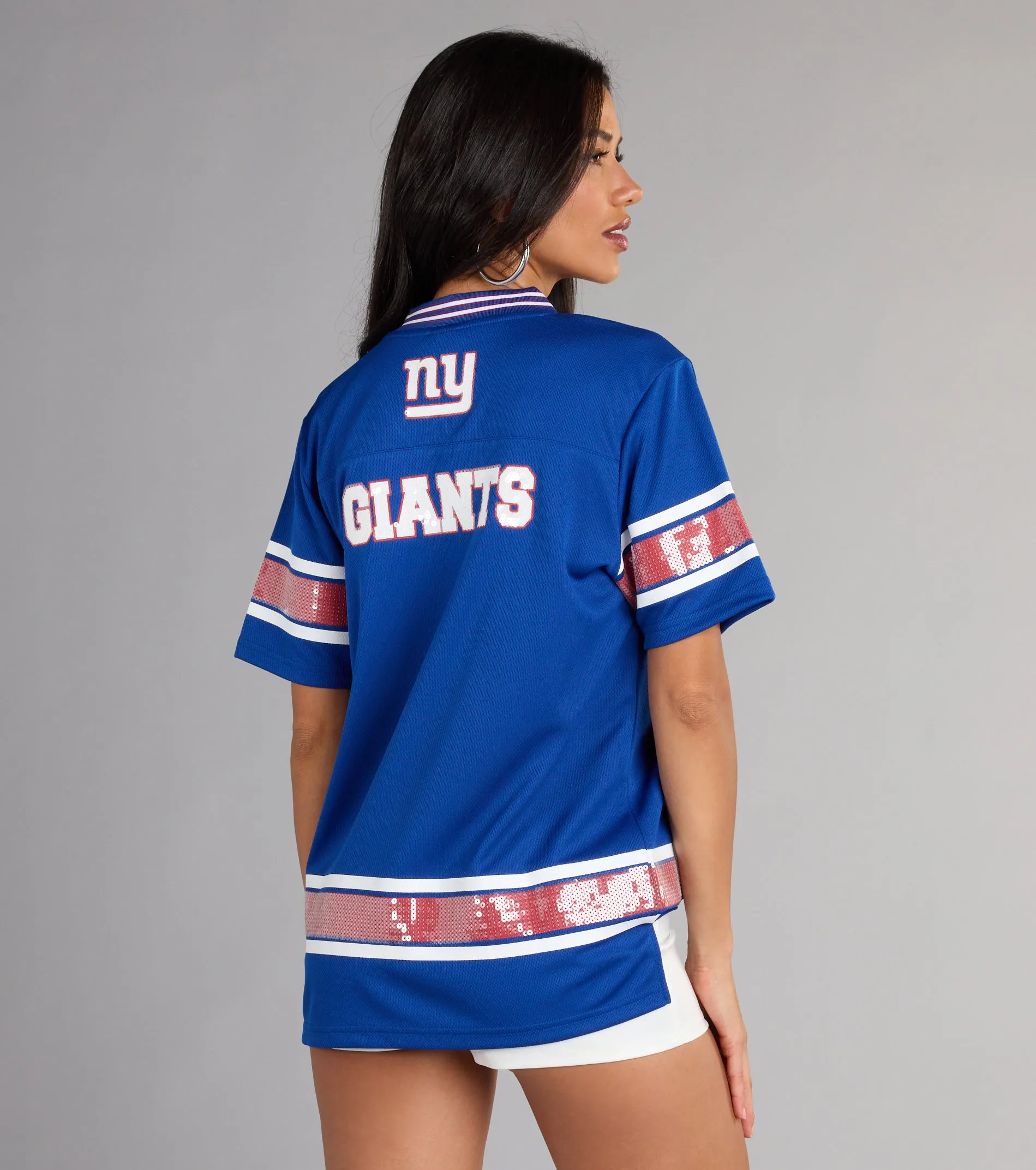 Big Win Sparkle New York Football Team Top sold by Windsor product image thumbnail 2