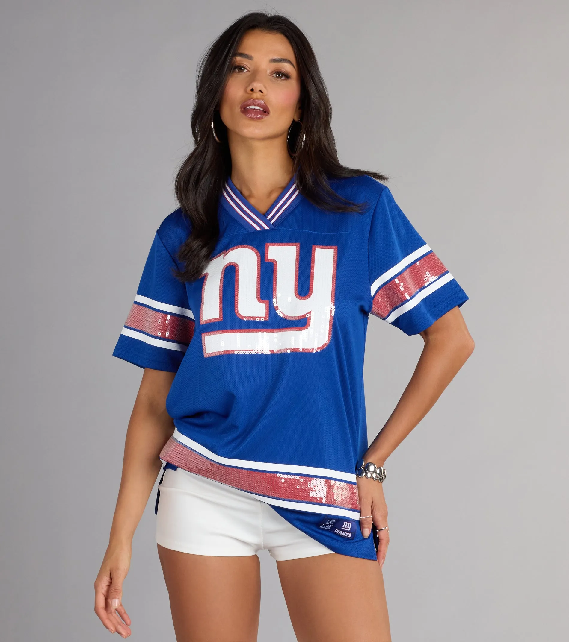 Big Win Sparkle New York Football Team Top sold by Windsor product image thumbnail 4