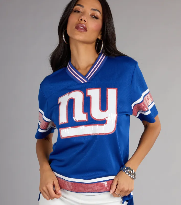 Big Win Sparkle New York Football Team Top sold by Windsor