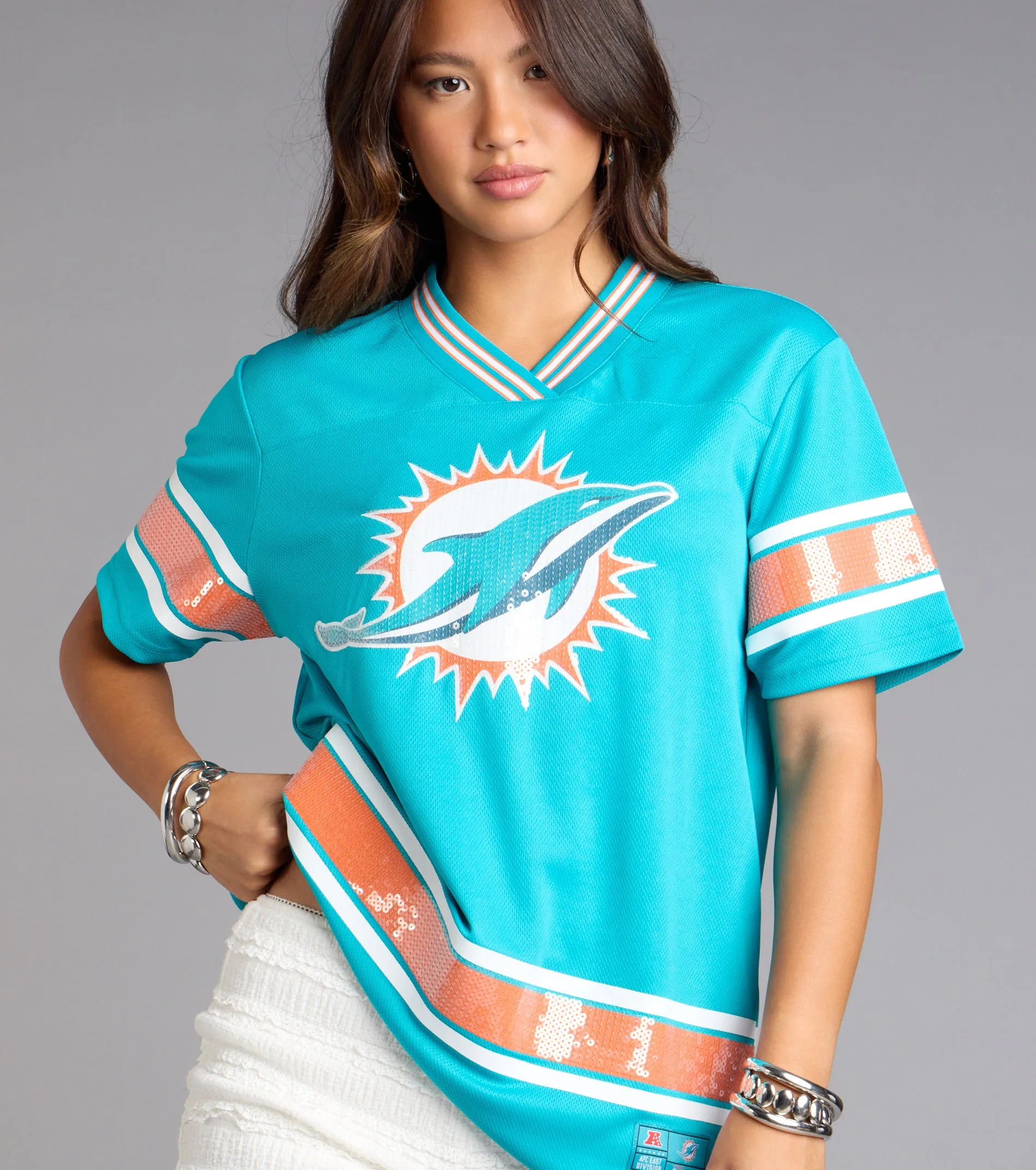 Game Time Glam Miami Football Team Top sold by Windsor product image thumbnail 5