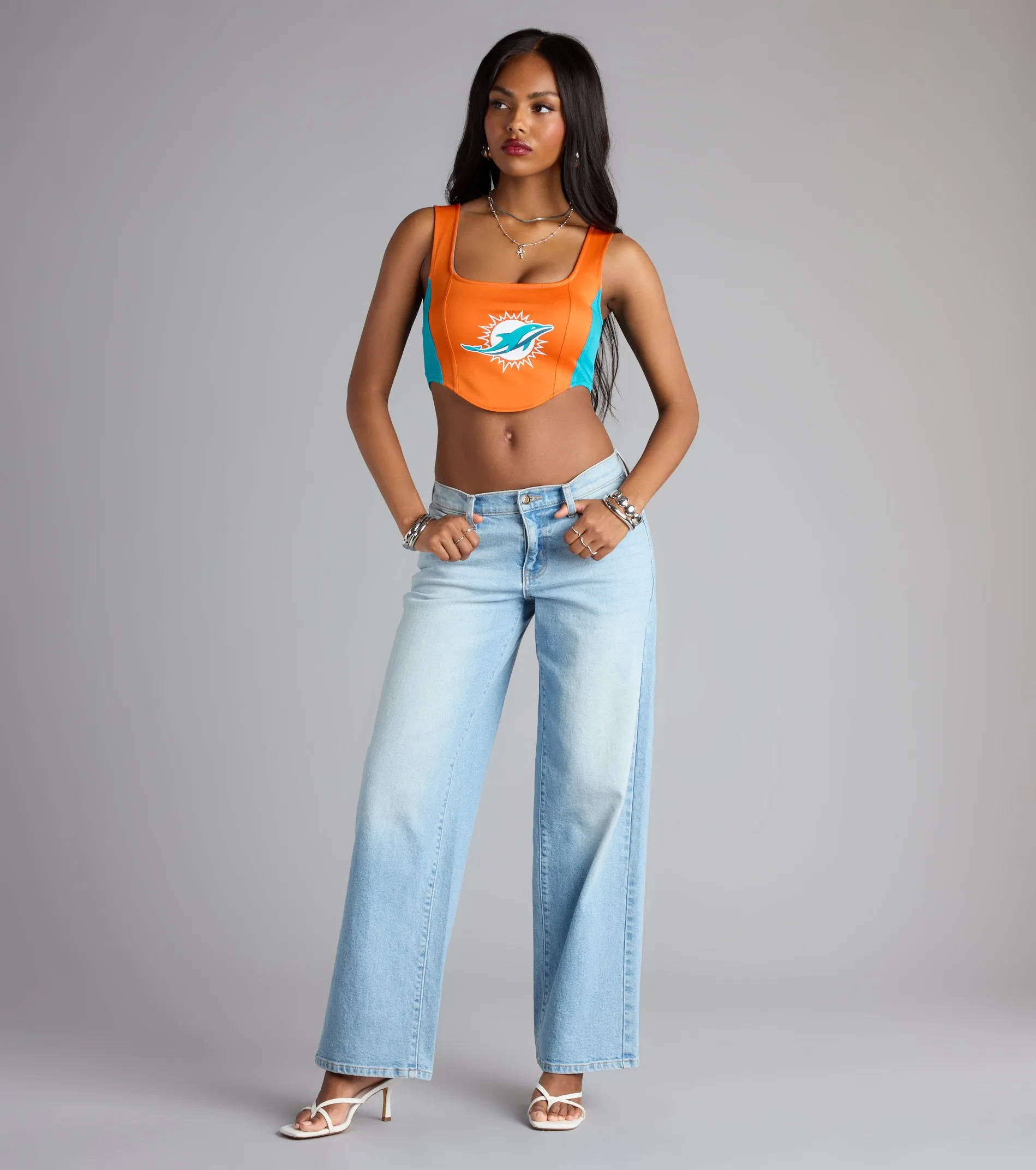 Sideline Sass Miami Football Team Tank Top sold by Windsor product image thumbnail 3