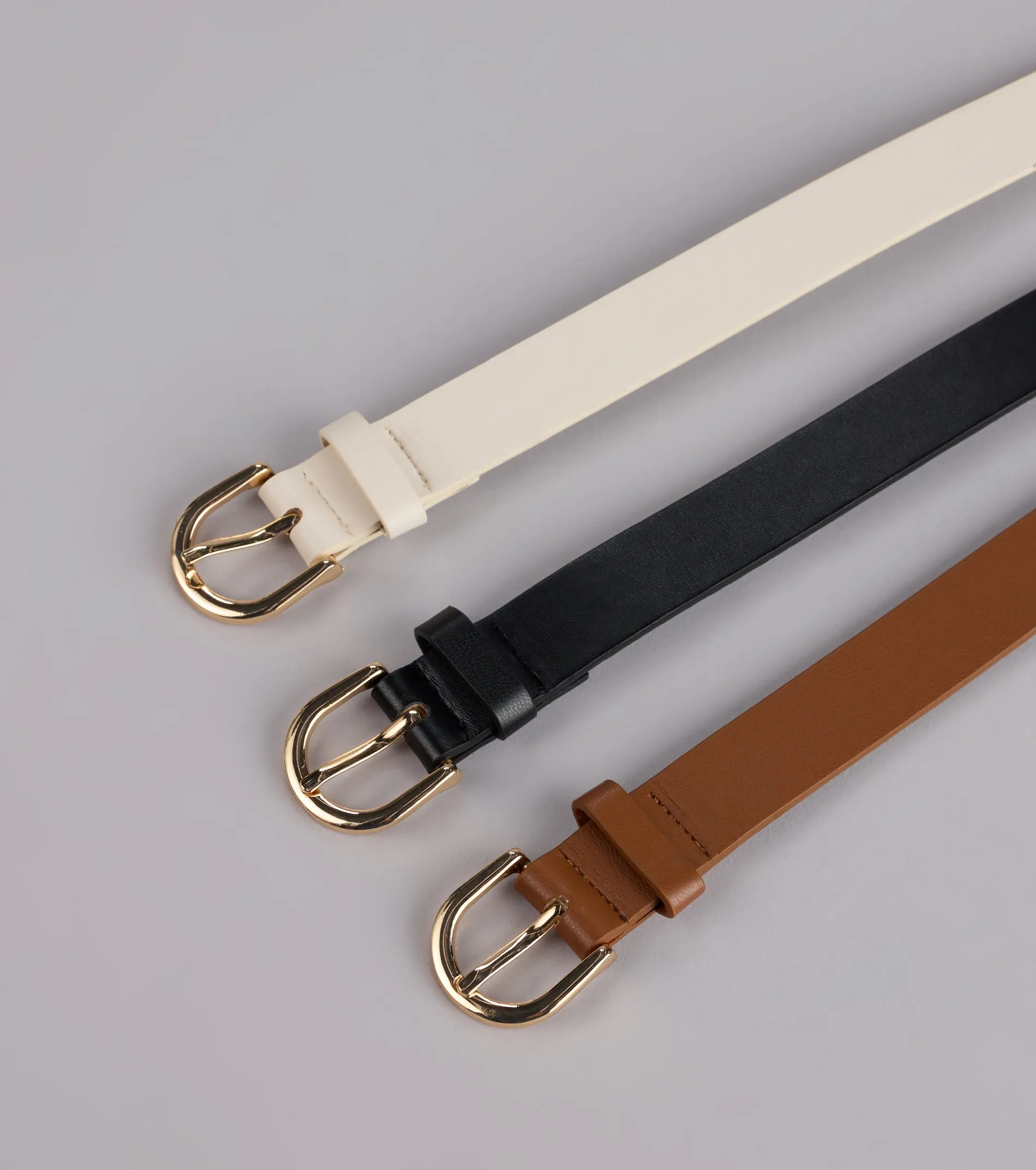 Everyday Essential Faux Leather Belt Set sold by Windsor product image thumbnail 2
