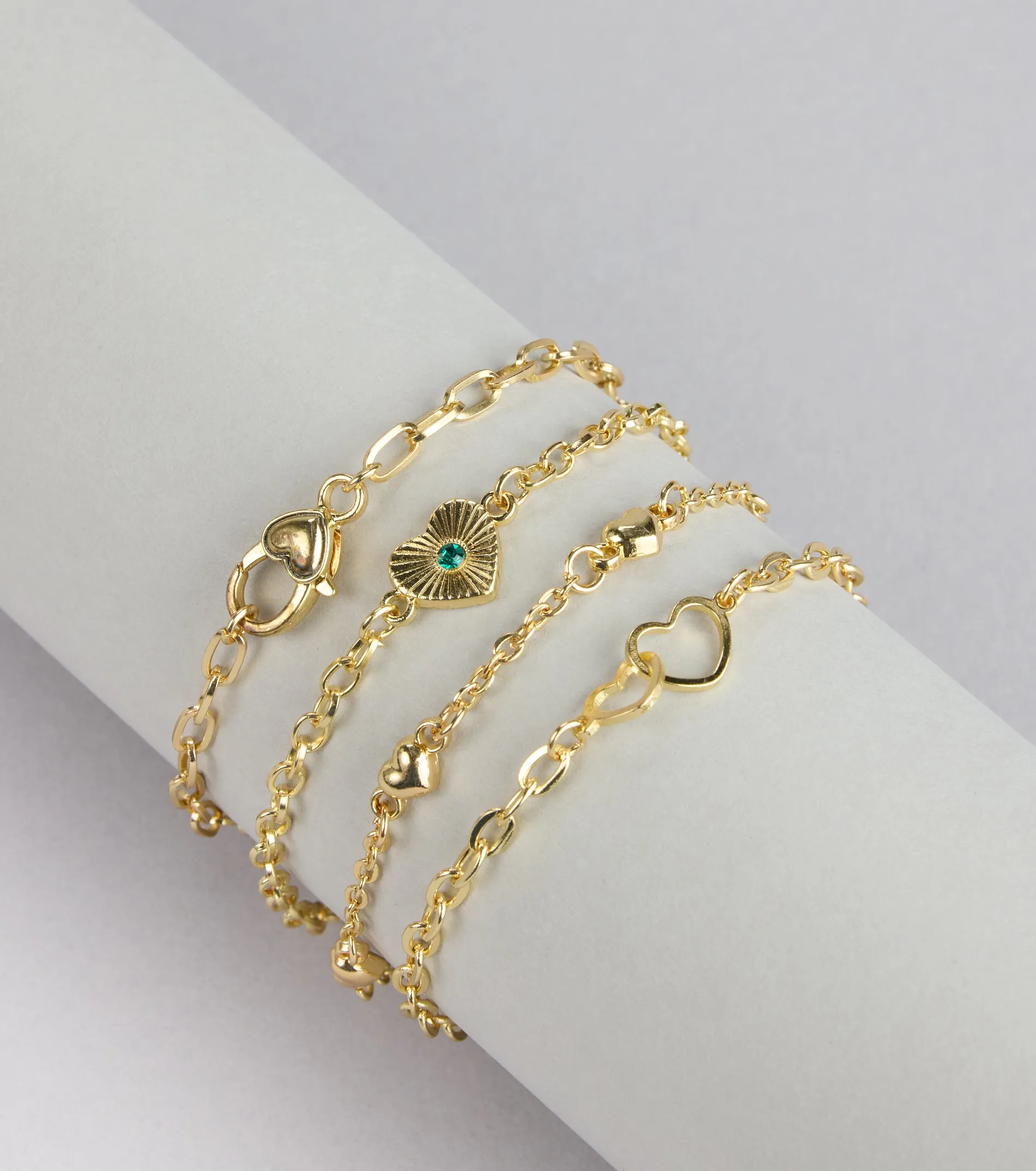 Triple Threat Charm Bracelet Set sold by Windsor