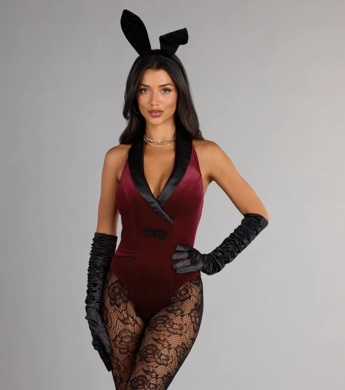 Velvet After Dark Bunny Bodysuit sold by Windsor