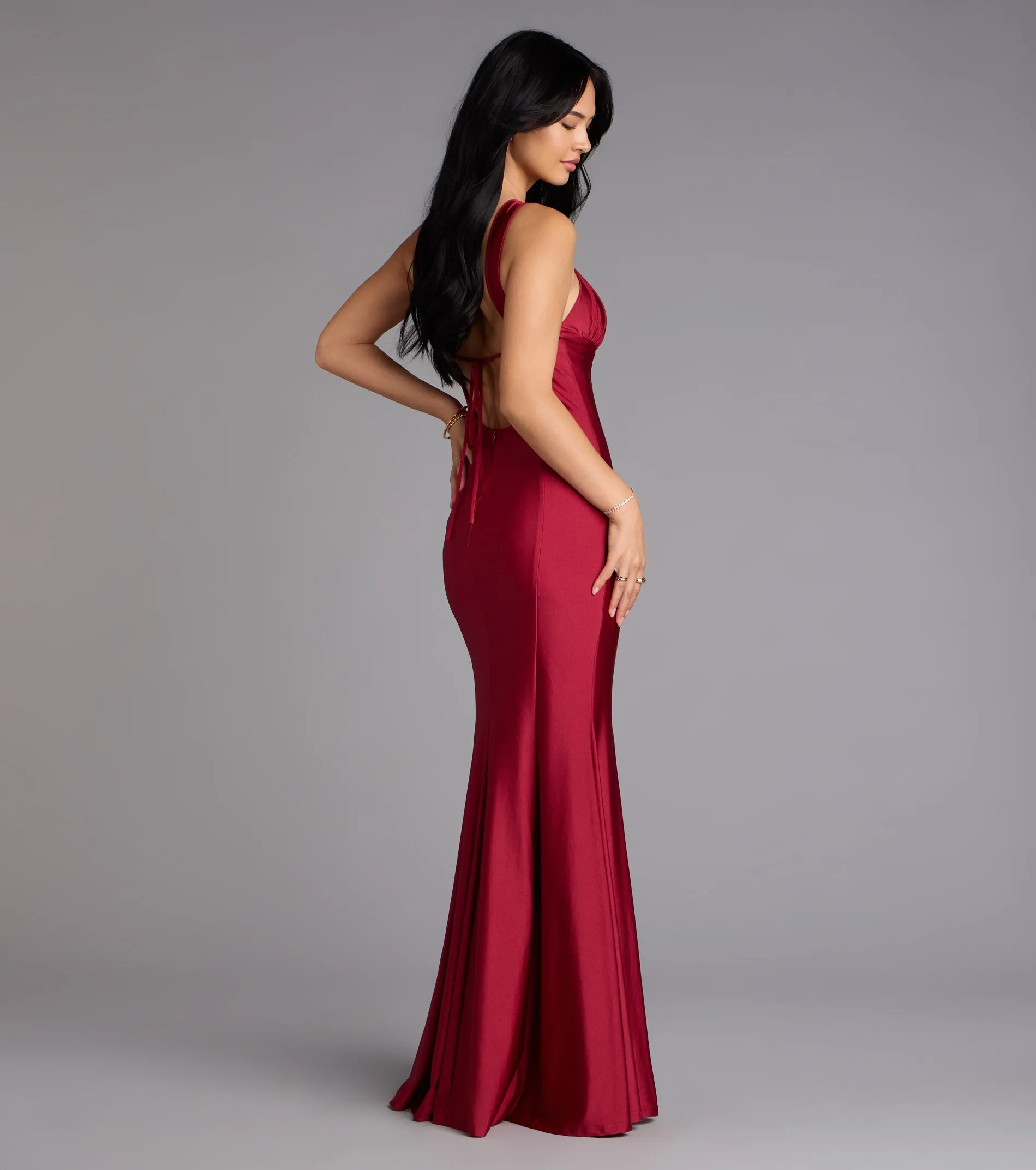 Anne Halter Cutout Mermaid Formal Dress sold by Windsor product image thumbnail 2