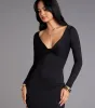 In the Moment Bodycon Midi Dress sold by Windsor