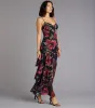 Blush Hour Floral Ruffle Maxi Dress sold by Windsor