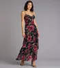 Blush Hour Floral Ruffle Maxi Dress sold by Windsor