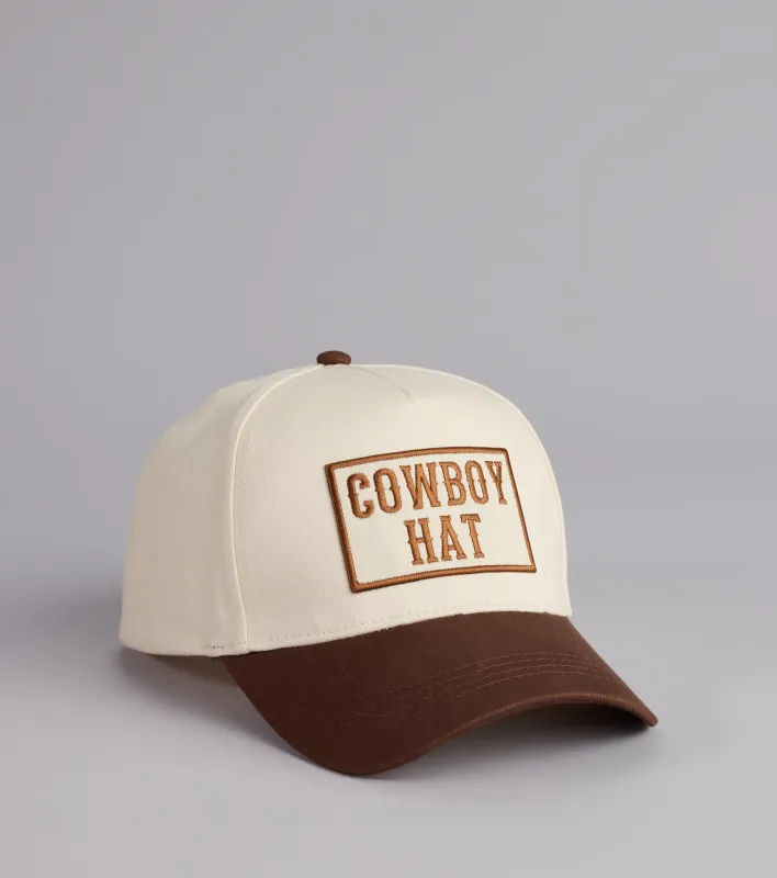 Cowboy Hat Two-Tone Baseball Cap sold by Windsor