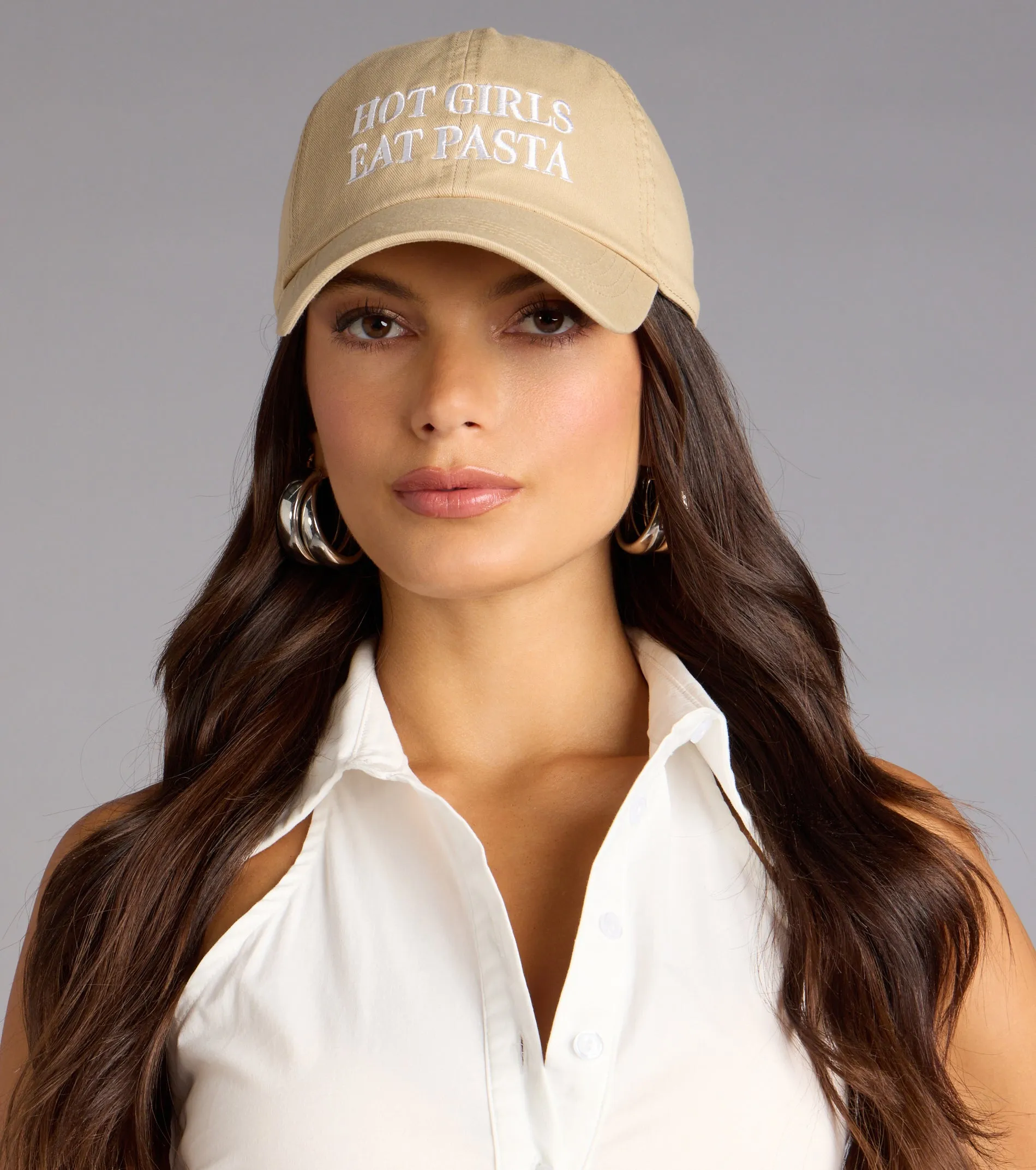 Hot Girls Eat Pasta Baseball Cap sold by Windsor product image thumbnail 2