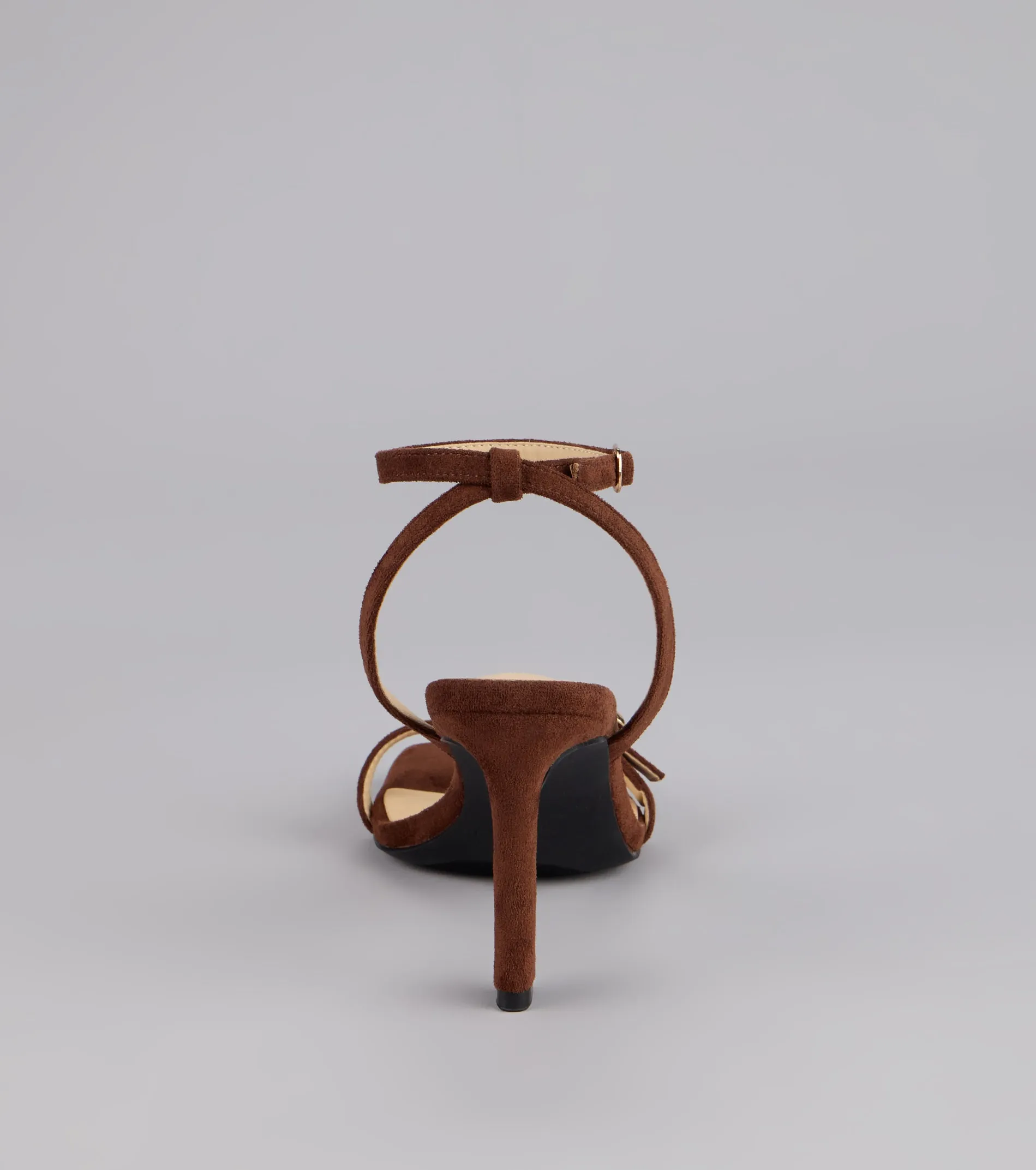 Sleek And Bold Buckle Strap Stiletto Heels sold by Windsor product image thumbnail 4