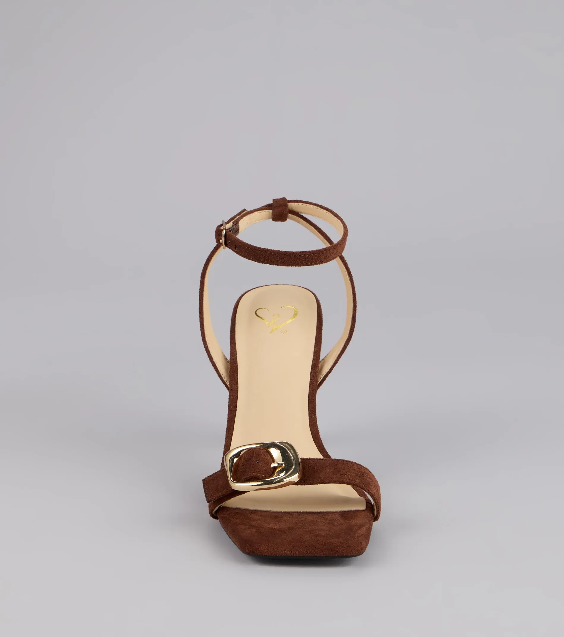 Sleek And Bold Buckle Strap Stiletto Heels sold by Windsor product image thumbnail 3