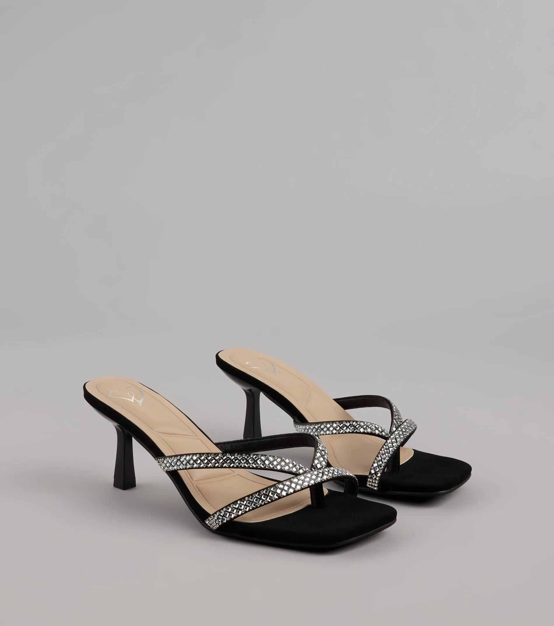 Shine Season Rhinestone Heels sold by Windsor