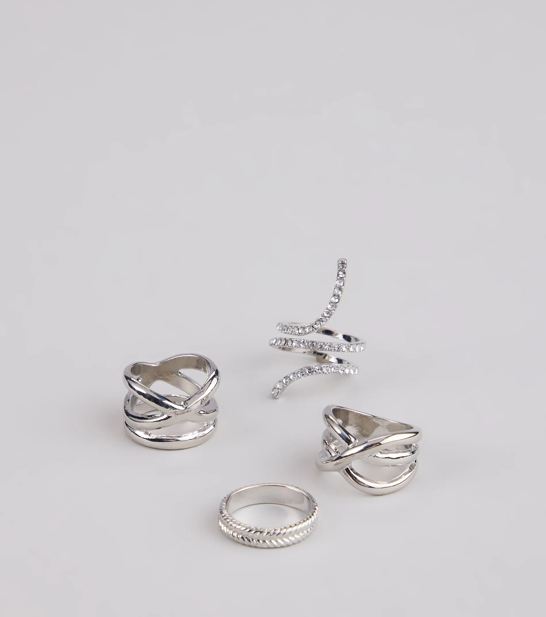 Stacked To Perfection Ring Set sold by Windsor