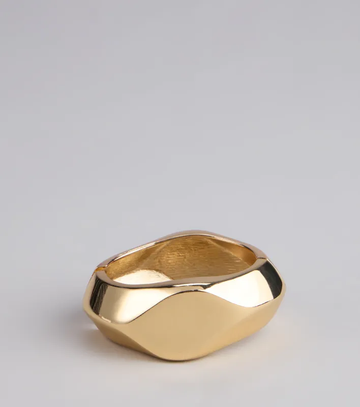 Bold Moves Statement Cuff Bracelet sold by Windsor