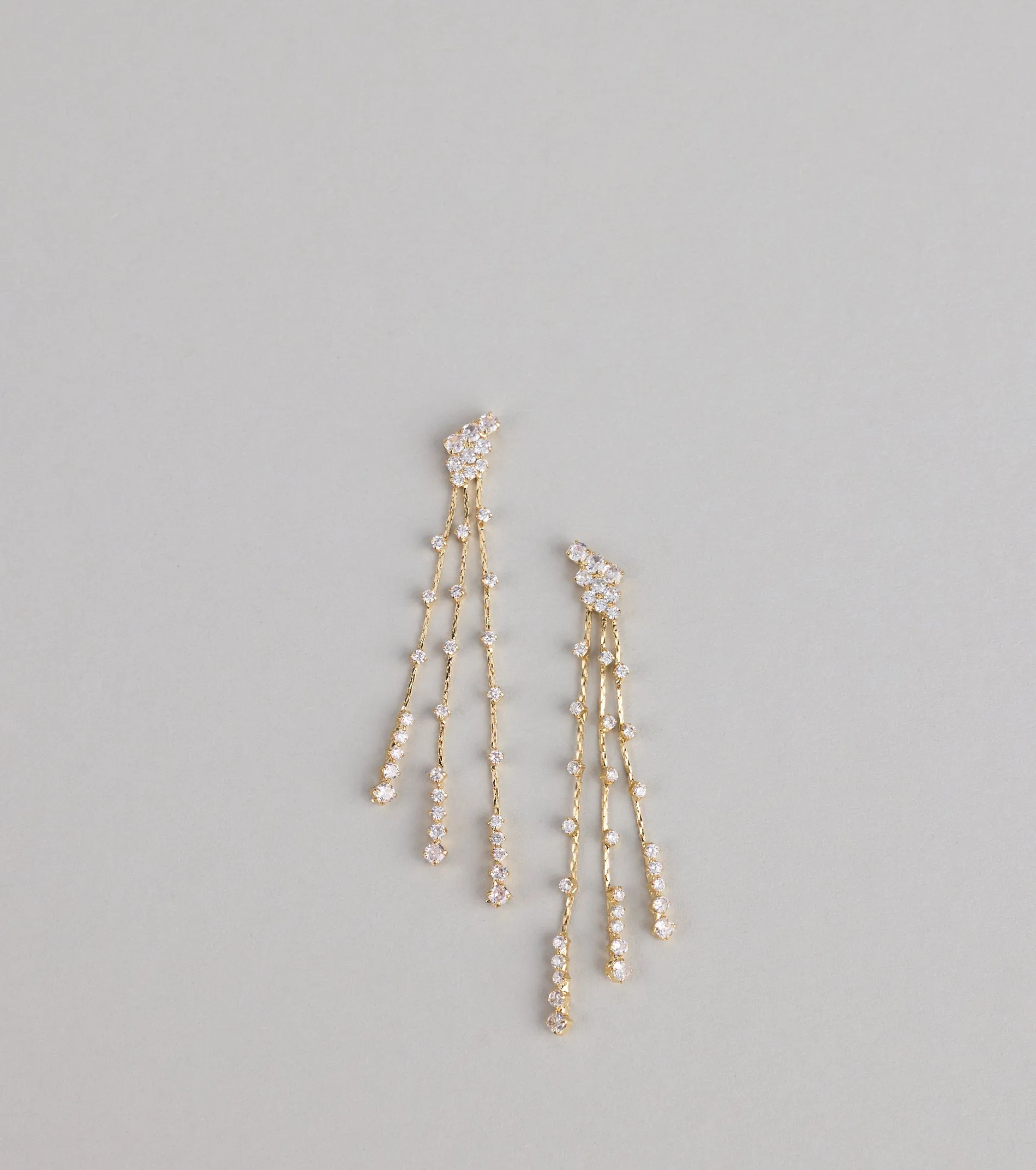 Sparkle Stream Rhinestone Earrings sold by Windsor