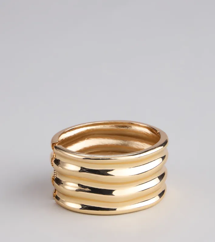 Bold Intentions Bangle Cuff Bracelet sold by Windsor