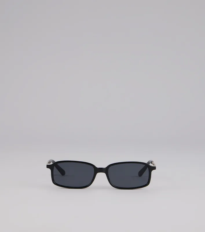 All Angles Metal Trim Square Sunglasses sold by Windsor