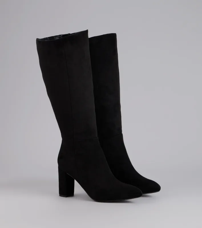 Fall For Me Wide Calf Knee-High Boots sold by Windsor