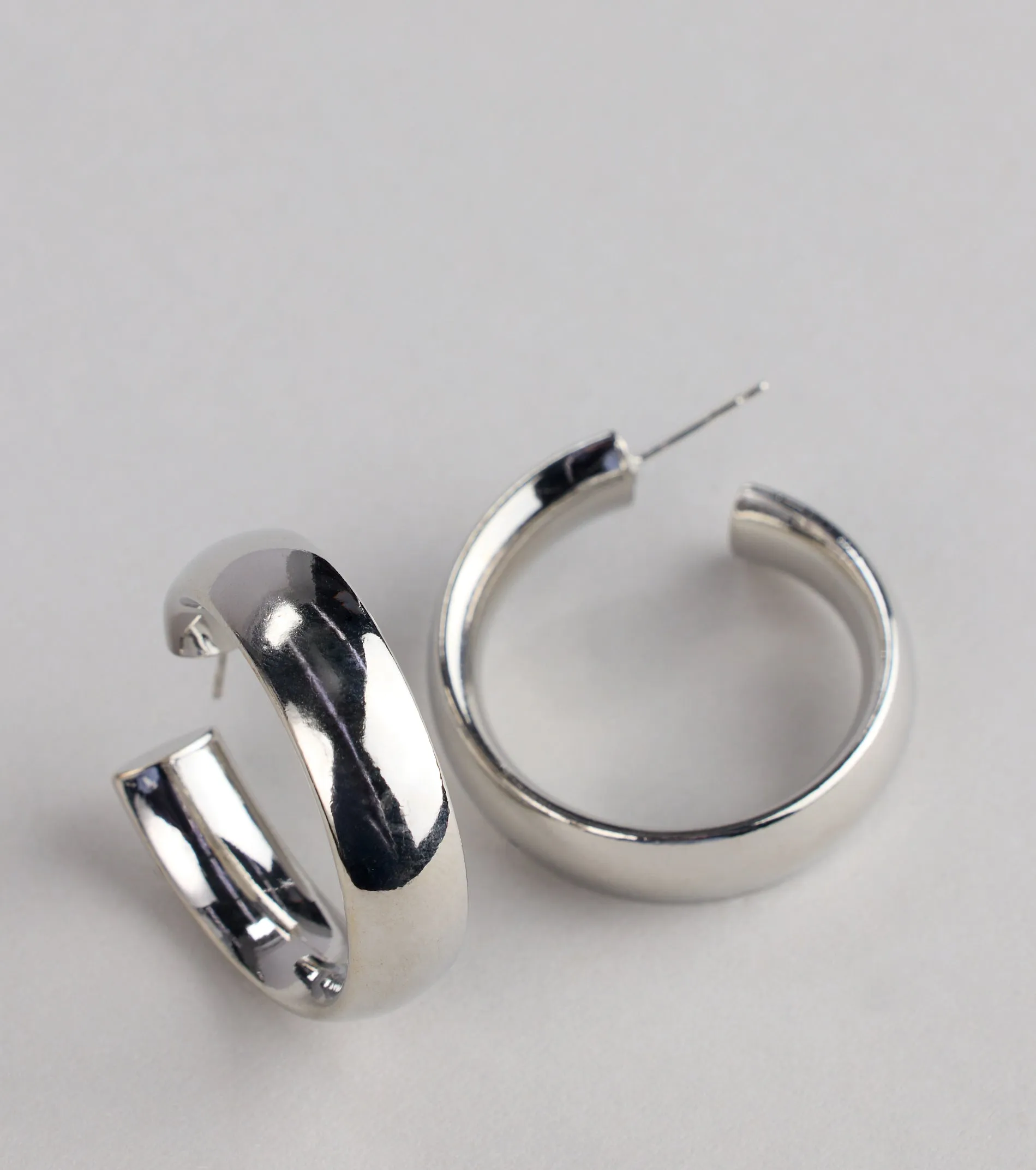 Polished Shine Hoop Earrings sold by Windsor product image thumbnail 3