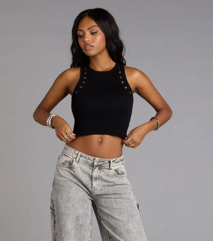 Streetwear Vibes Crop Tank Top sold by Windsor