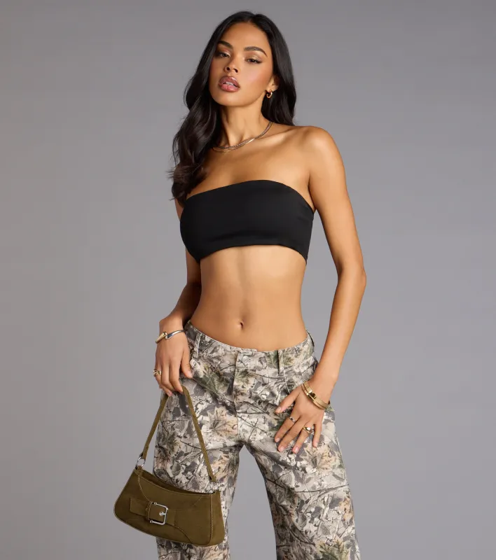 Keep It Sleek Smooth Knit Bandeau Top sold by Windsor