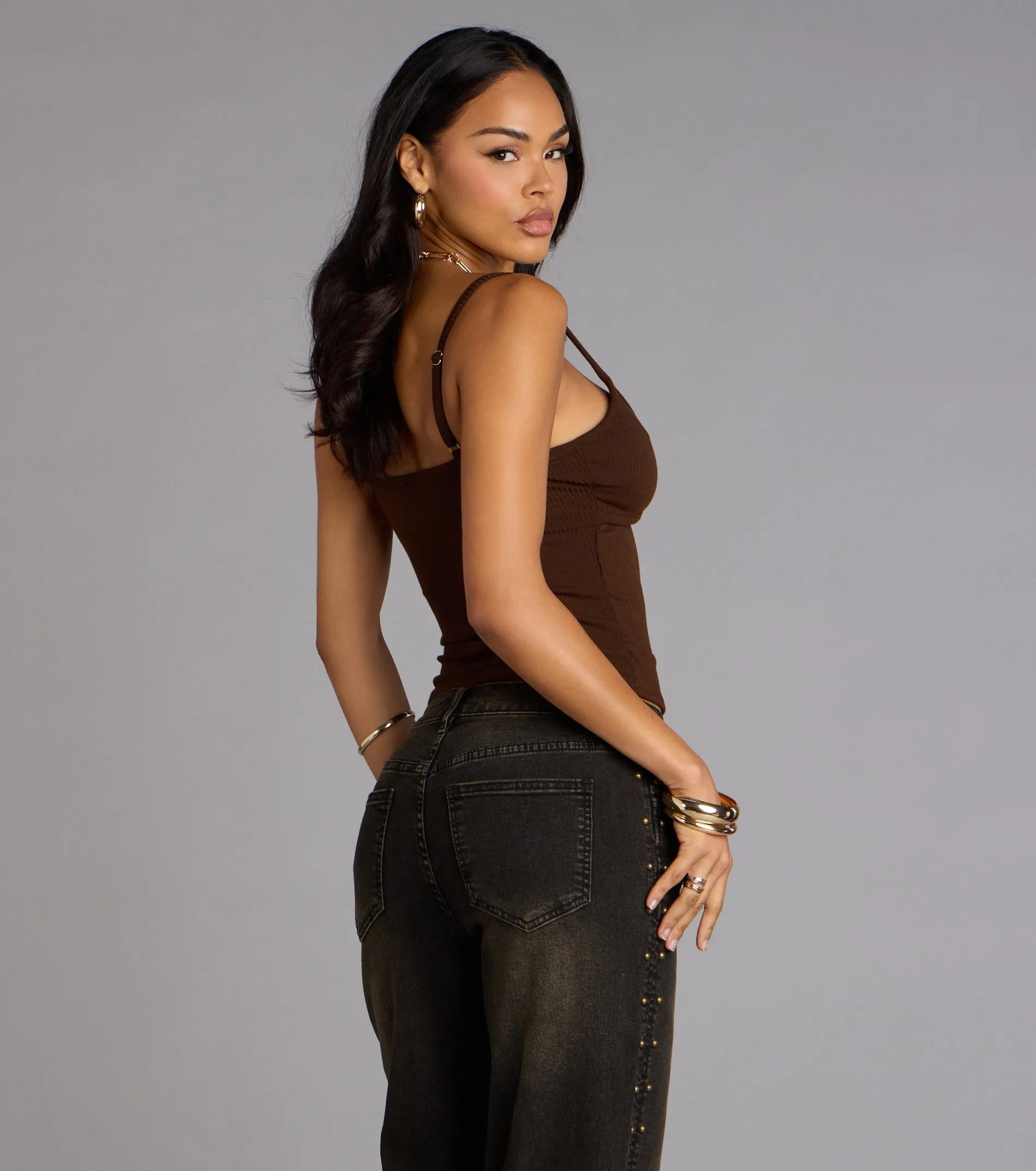 Peekaboo Moment Crop Top sold by Windsor product image thumbnail 2