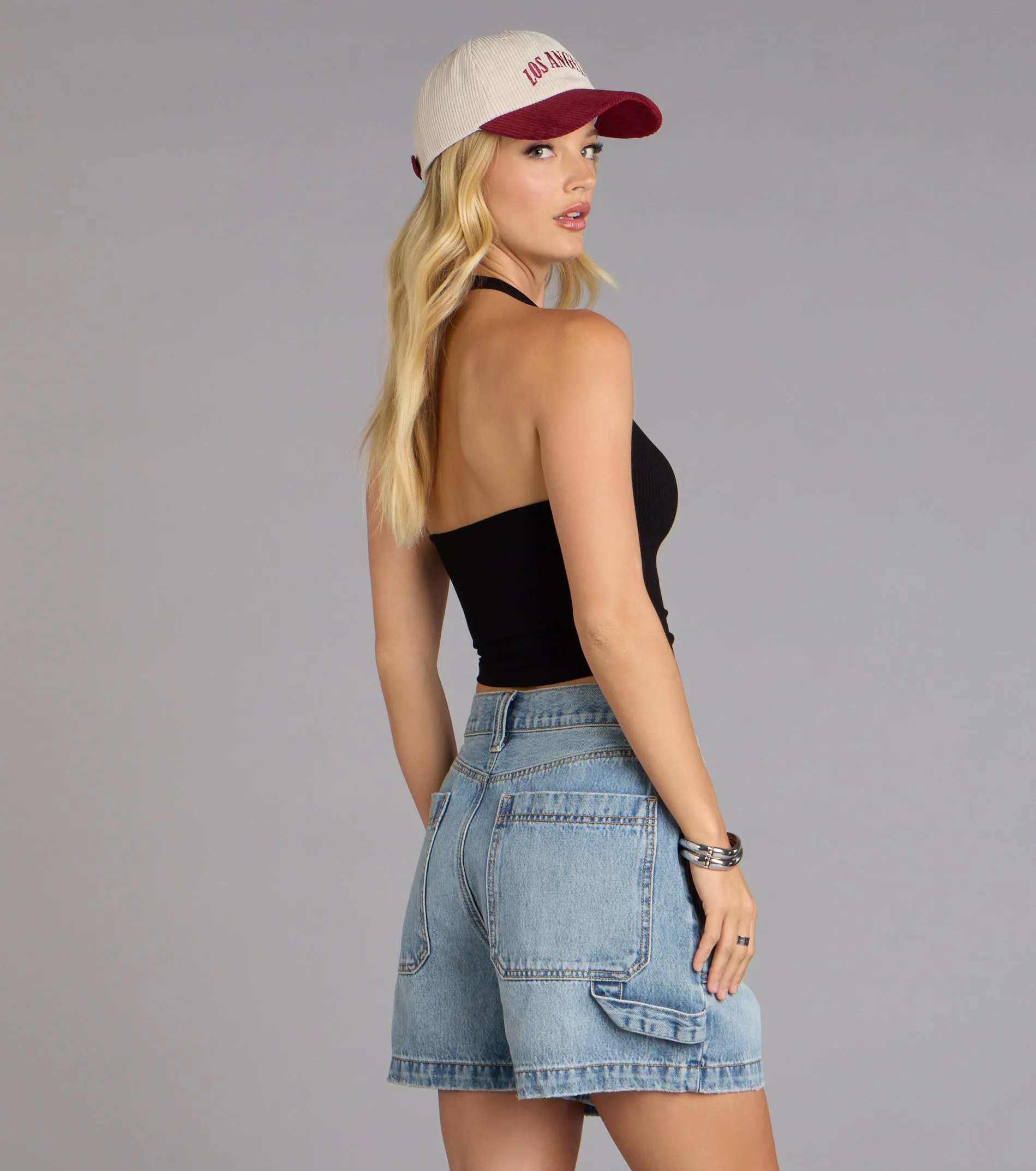 Hooked On You Halter Tank Top sold by Windsor product image thumbnail 2