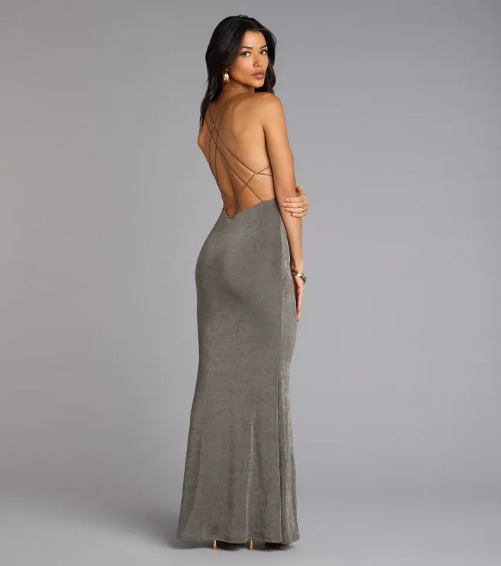 So Sleek Strappy Back Maxi Dress sold by Windsor
