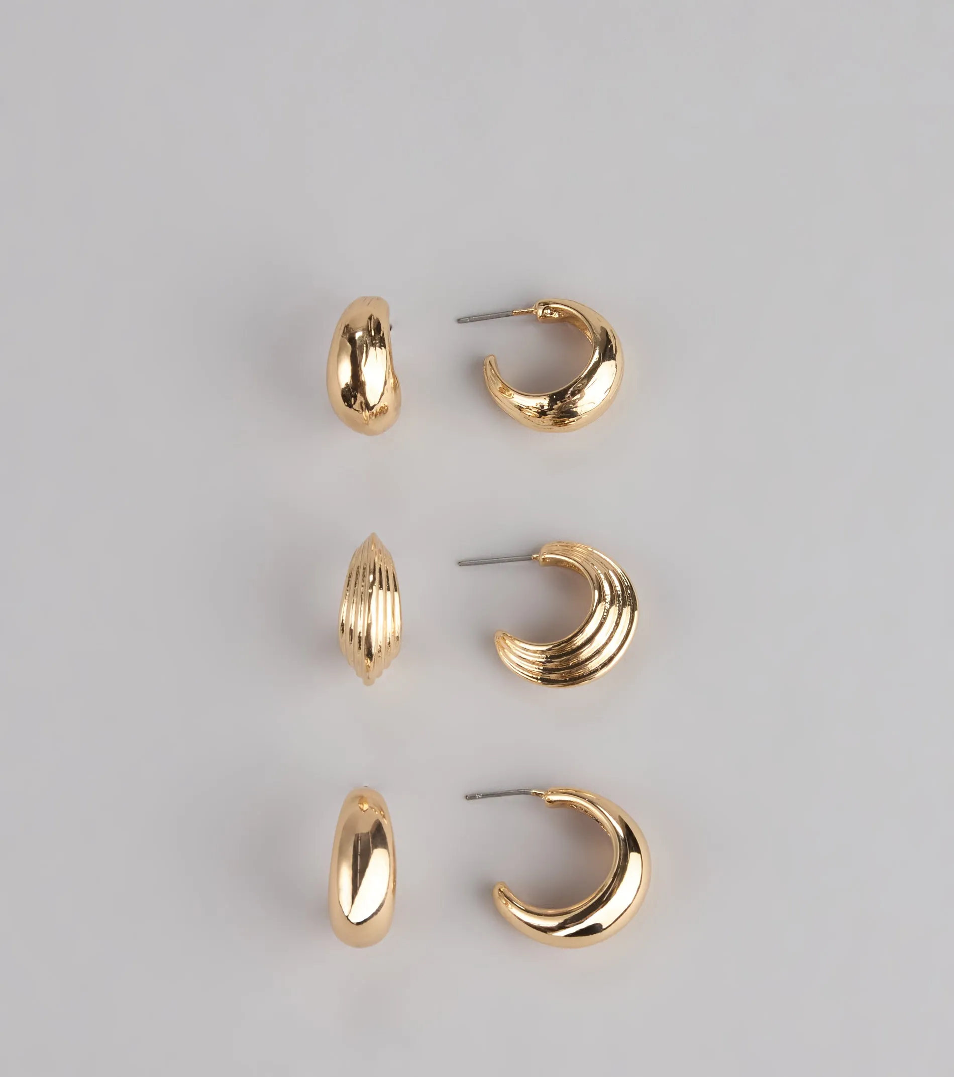 Mix And Match Three-Pack Earrings Set sold by Windsor