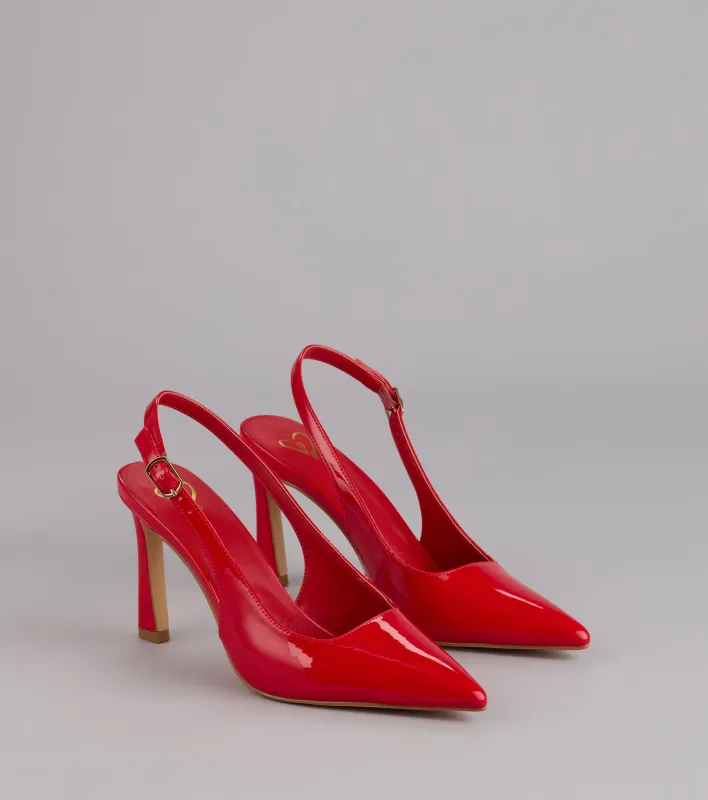 Bold Chic Slingback Stiletto Heels sold by Windsor
