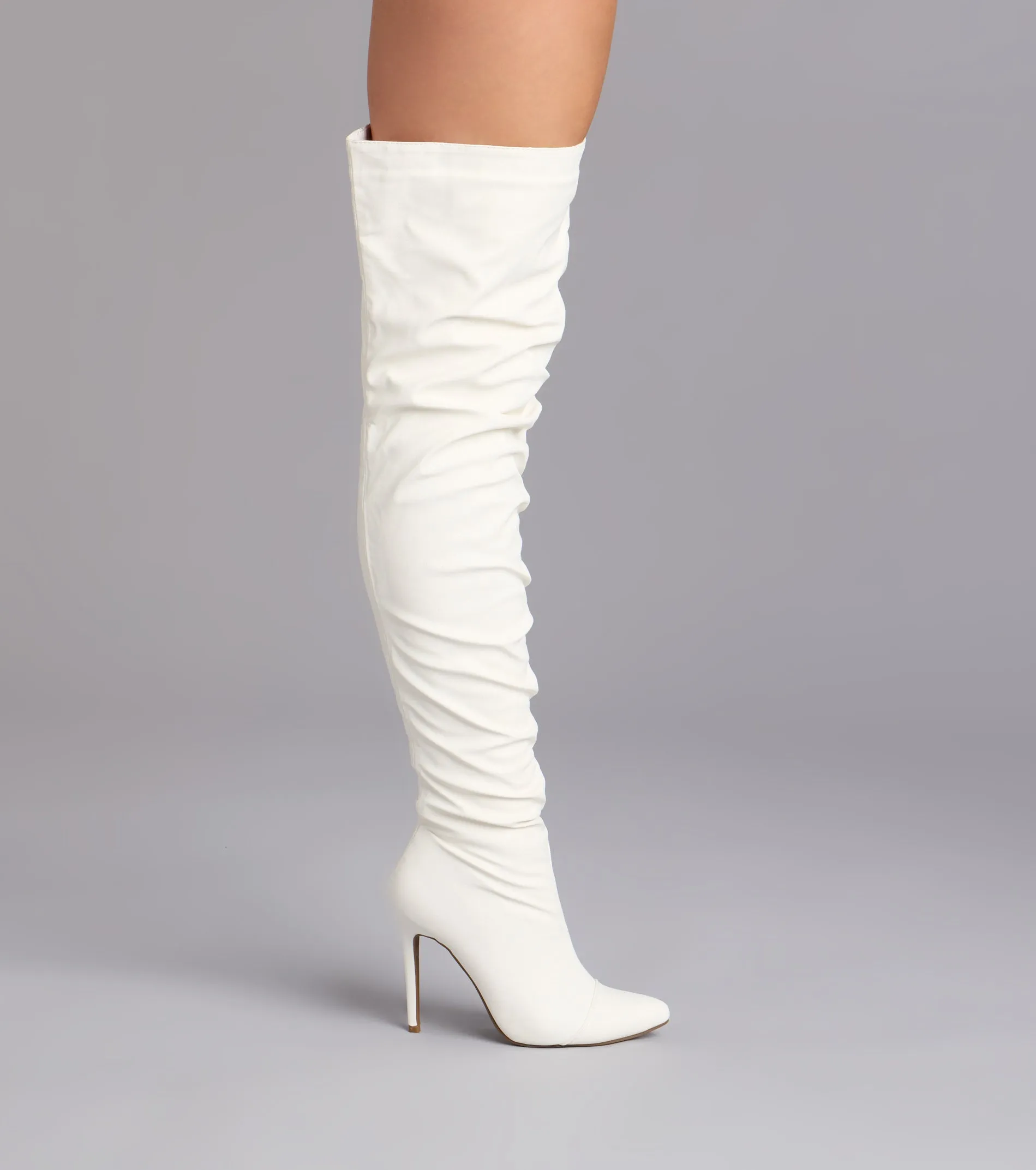 Strut In Style Scrunch Over-The-Knee Boots sold by Windsor product image thumbnail 3