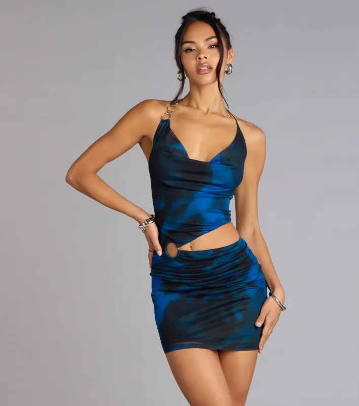 Night Wave Cutout Mini Dress sold by Windsor