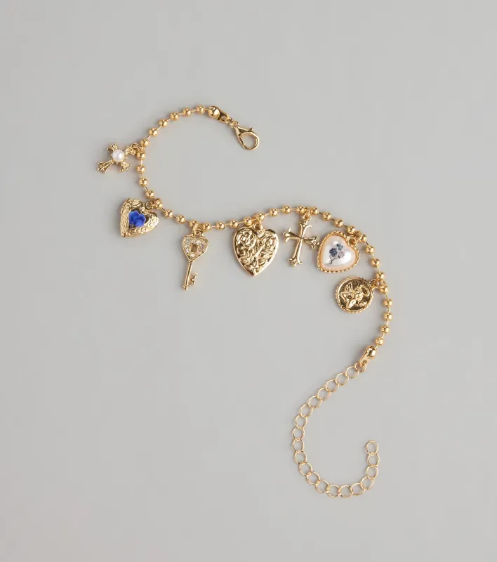 Forever Yours Vintage Charm Bracelet sold by Windsor