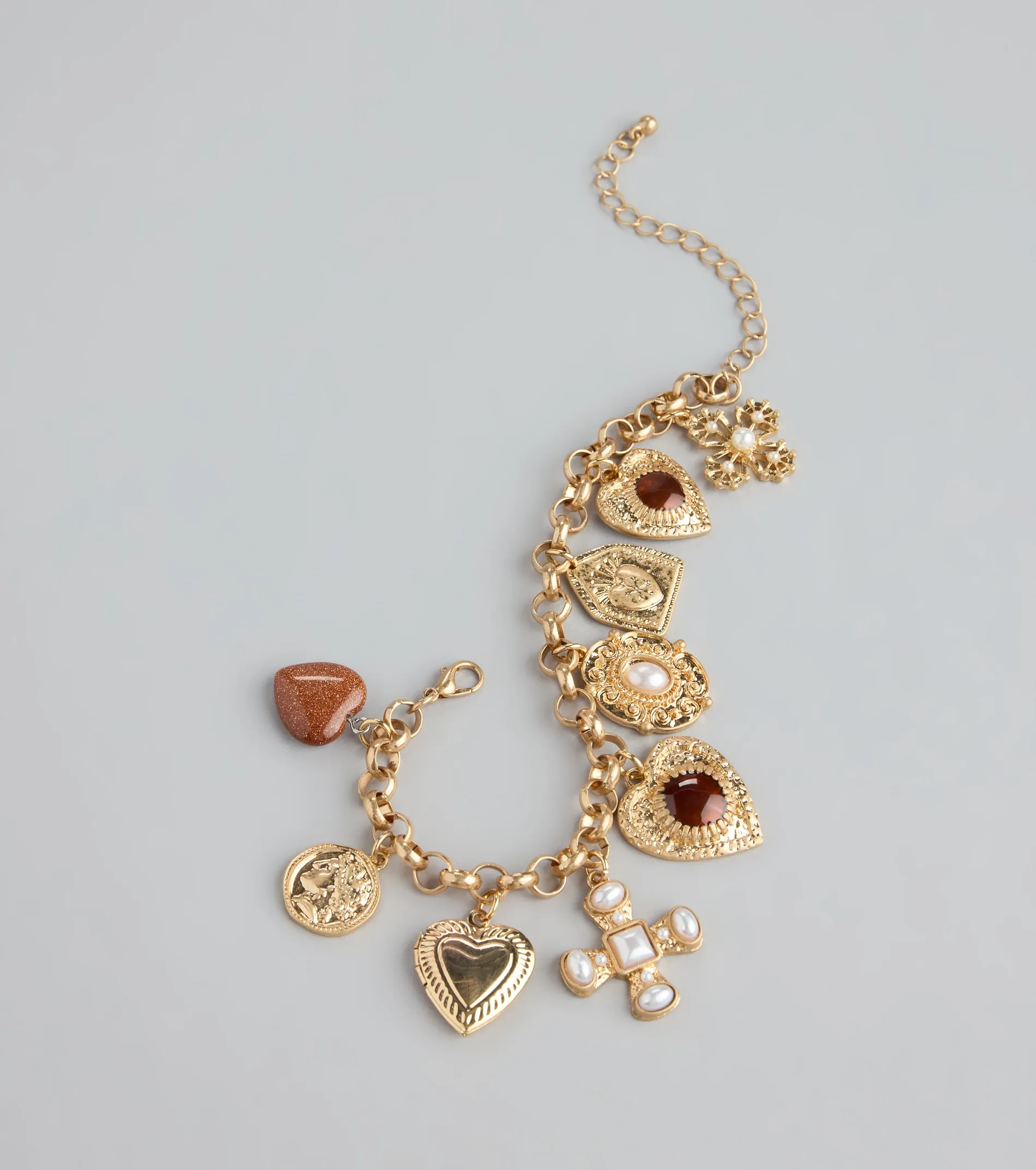 Locked In Charm Chain Bracelet sold by Windsor