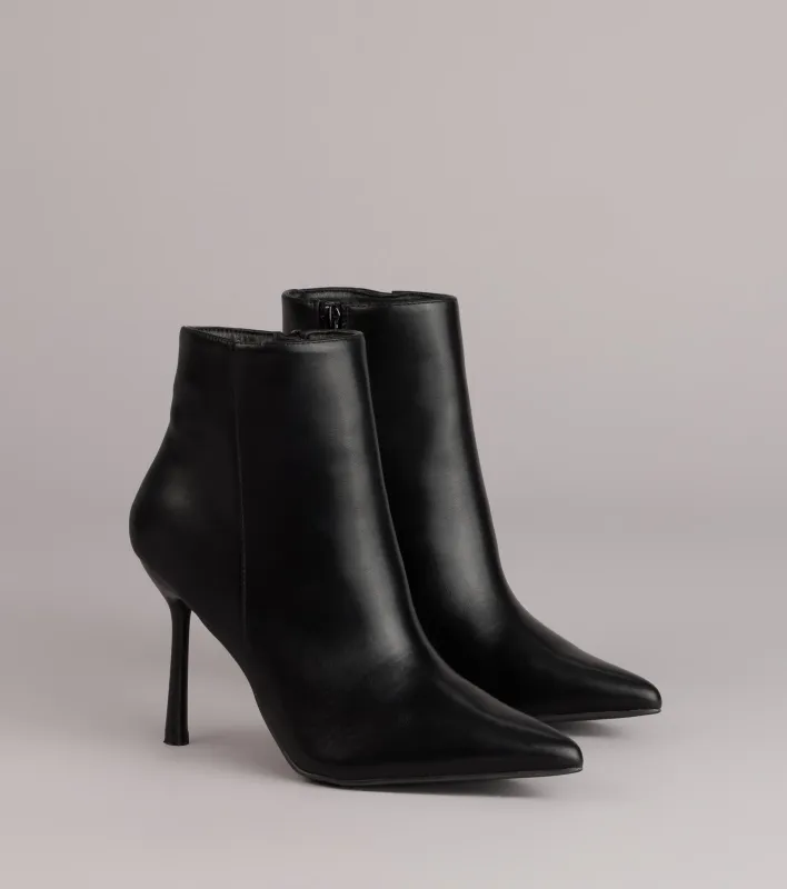 Polished Moves Stiletto Booties sold by Windsor