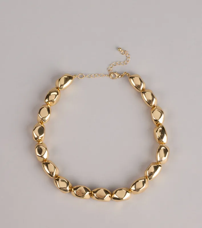 Giving Luxe Statement Beaded Necklace sold by Windsor