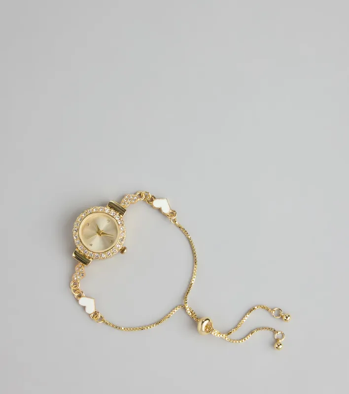 Sweet Timing Heart Charm Watch sold by Windsor