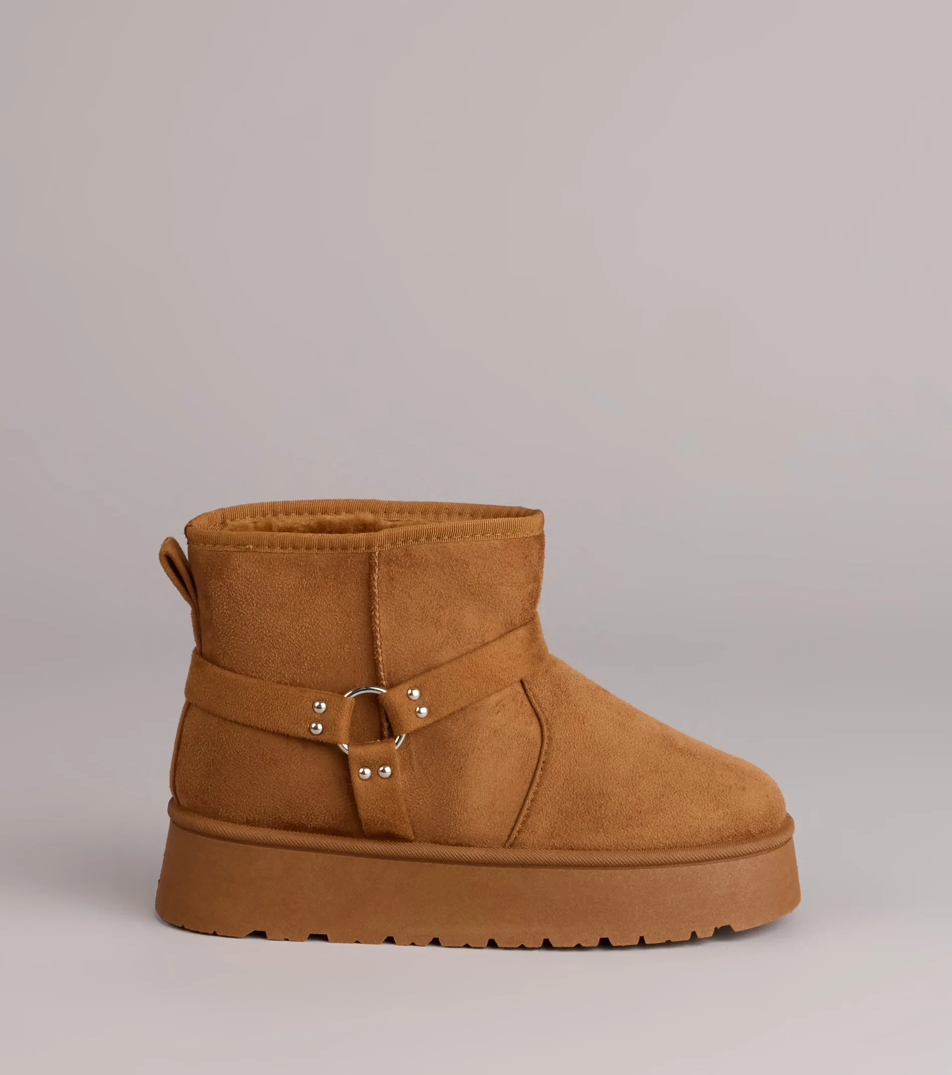 Snuggle Steps Faux Sherpa Platform Booties sold by Windsor product image thumbnail 2