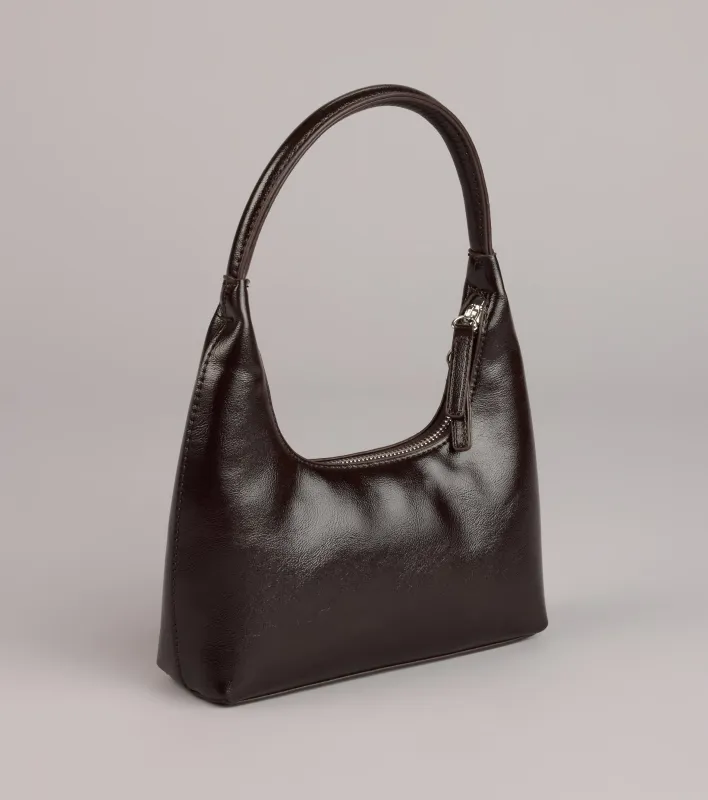Slick Moves Faux Leather Mini Shoulder Bag sold by Windsor