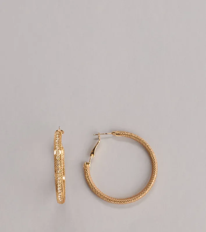 Classic Twist Hoop Earrings sold by Windsor