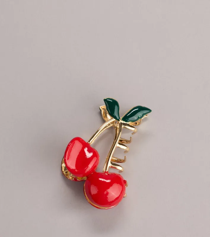 Cherry Glam Hair Claw Clip sold by Windsor