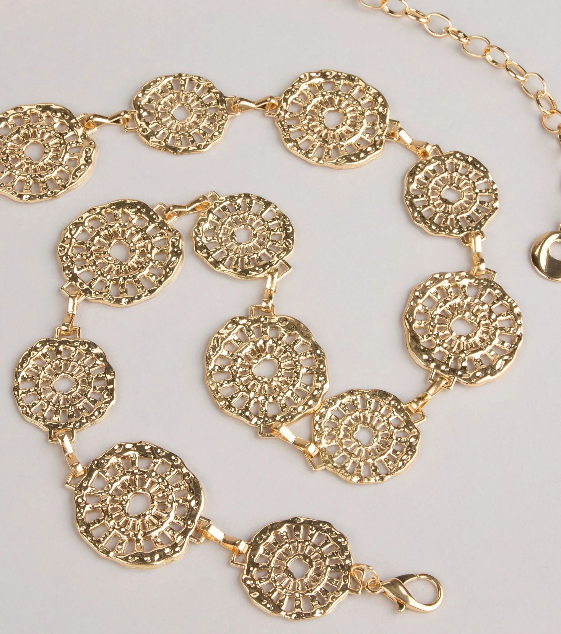 Linked in Shine Disc Chain Belt sold by Windsor product image thumbnail 3