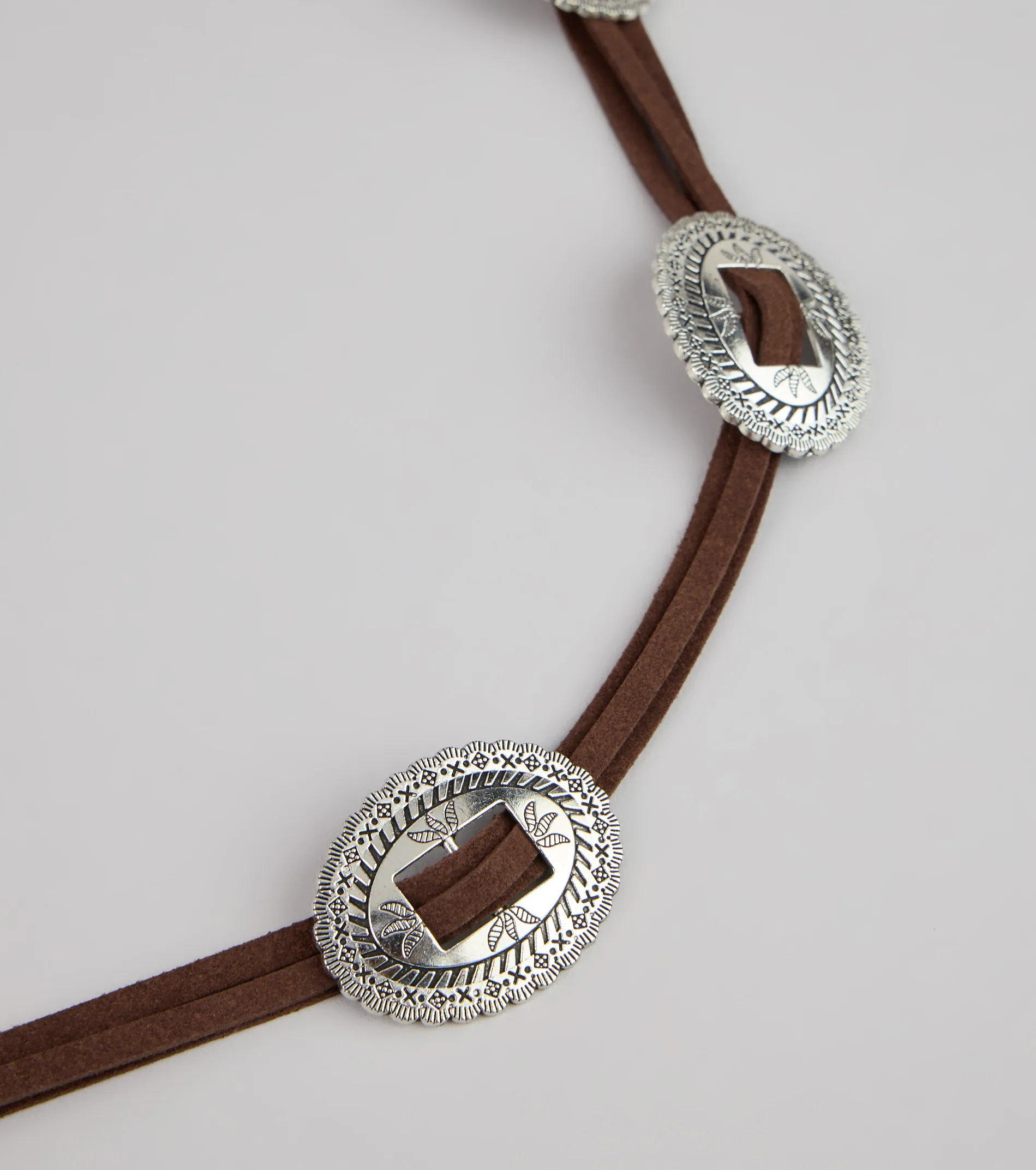 Western Glow Concho String Belt sold by Windsor product image thumbnail 2