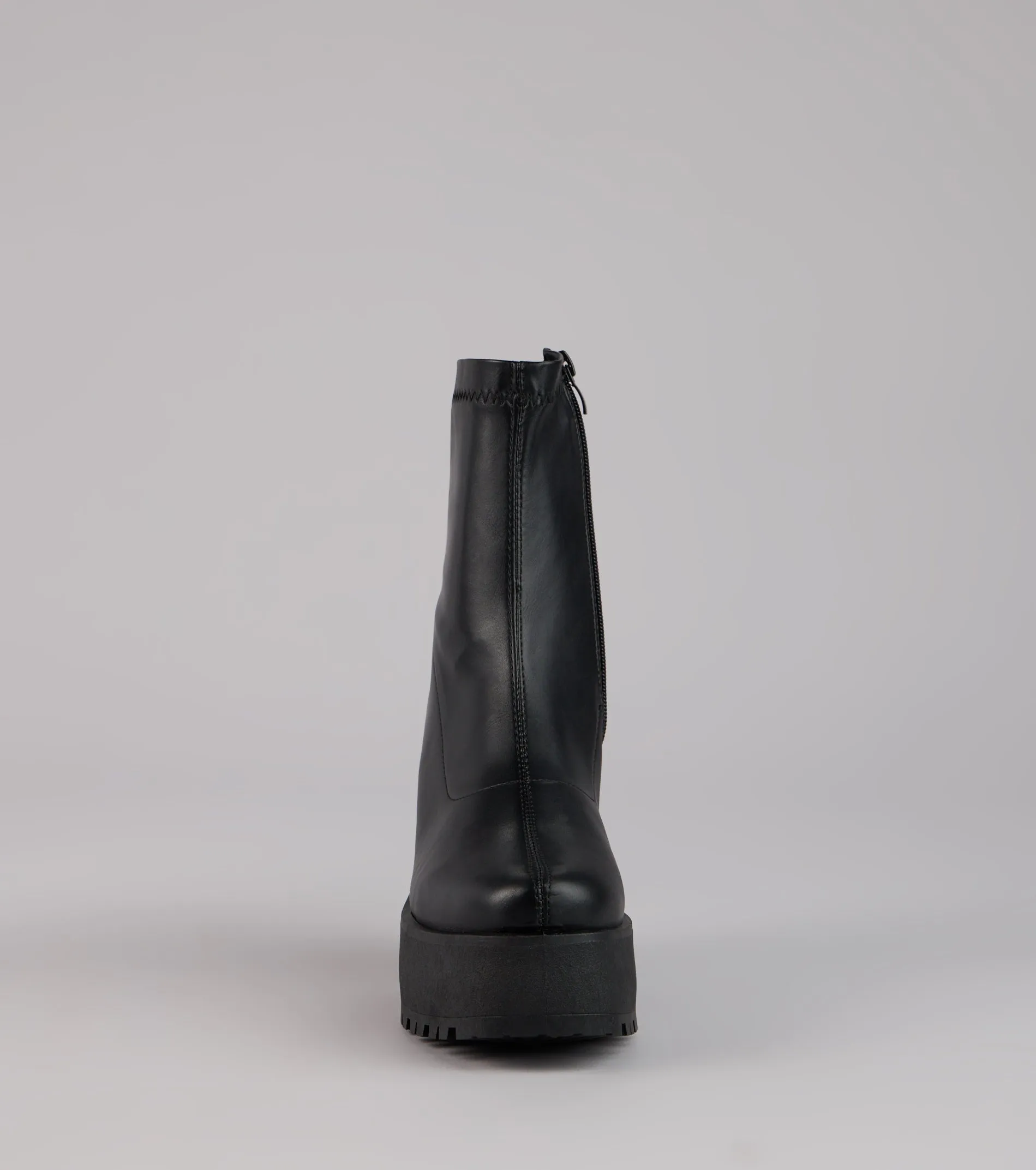 Power Stomp Platform Ankle Booties sold by Windsor product image thumbnail 3