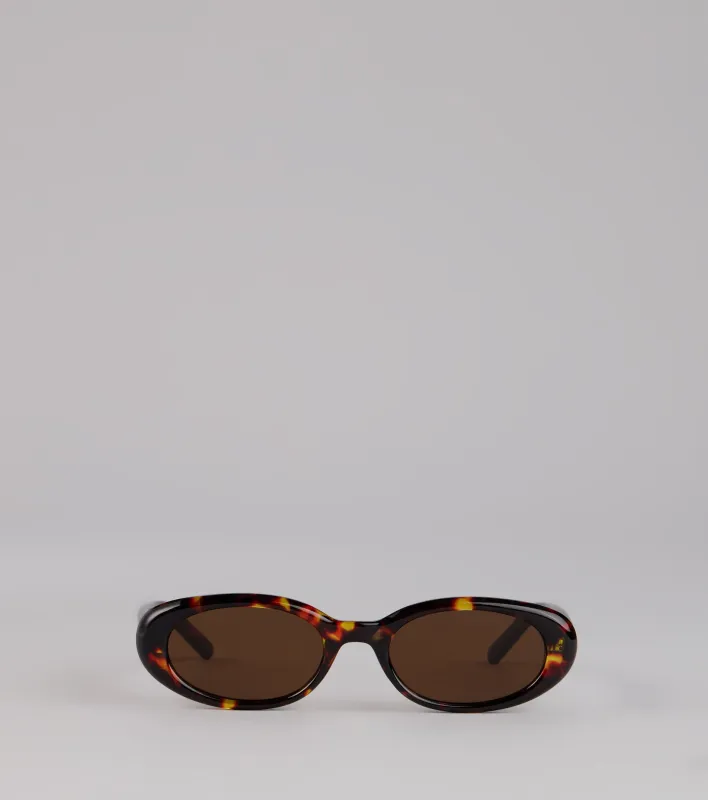 Cool Shade Tortoise Oval Sunglasses sold by Windsor
