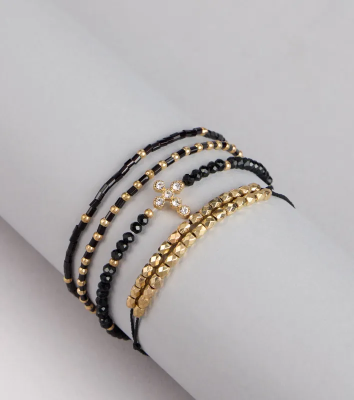 Stacked Vibes Four-Piece Bracelet Set sold by Windsor