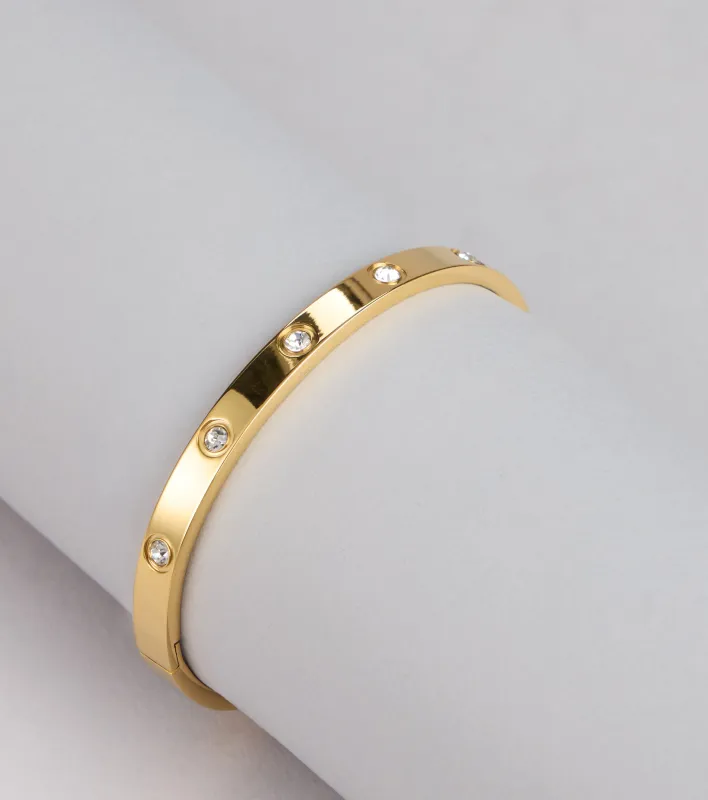 Timeless Luxury Rhinestone Bangle Bracelet sold by Windsor